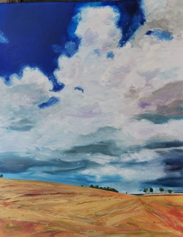 Landschaft im Spätsommer Landschaft im Spätsommer